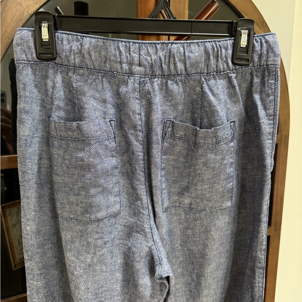 EUC GAP Blue Chambray Pants - Picture 4 of 6